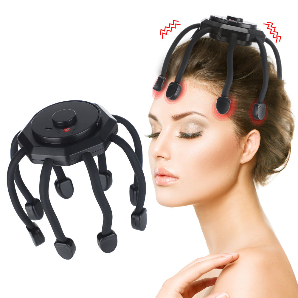 Household Electric Octopus Head Massager - Vita Trendz