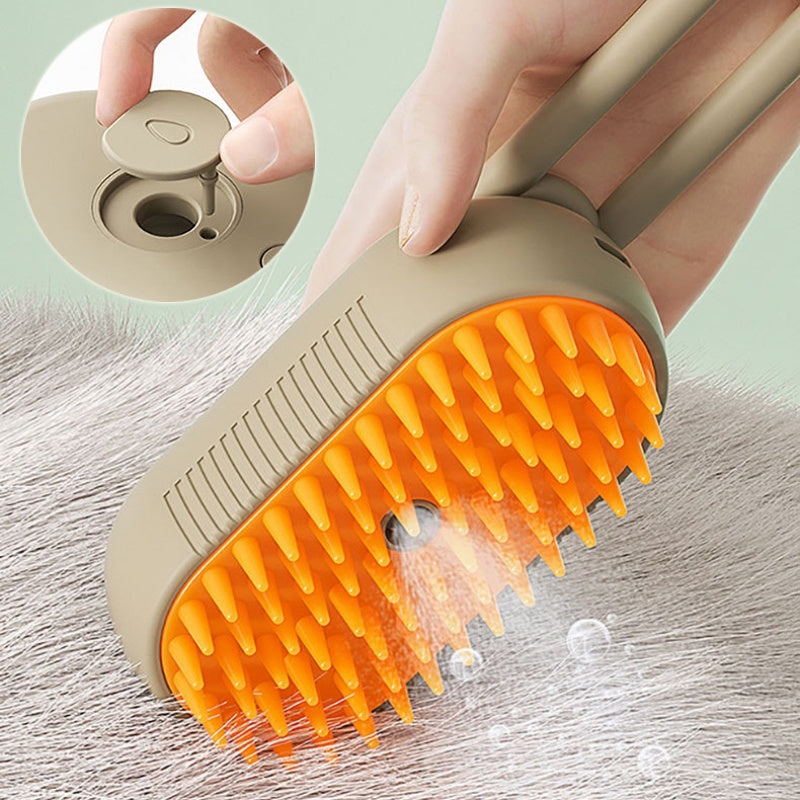 3 In 1 Electric Spray Cat Steam Brush - Vita Trendz